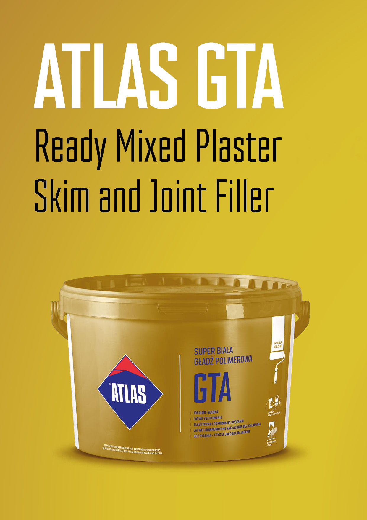 ATLAS GTA – Ready Mixed Plaster Skim and Joint Filler