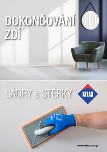 ATLAS Dokončování Zdí Sádry a Stěrky